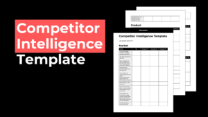 competitor intelligence template nilai tambah